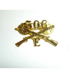 b0051s WW2 US Army Airborne Parachute Infantry PIR 506 E Co crossed rifles A1B18