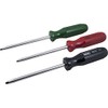 Gray Tools SCD3A 3 Piece Square Recess Screwdriver Set, No.1,