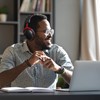 kwmobile 2 x ear pads compatible with Jabra Engage 65