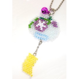 Miyuki Beads Kit Delica Beads Medium Make Summer 風物詩 Charm Kit Wind Chimes BFK – 545