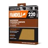 Fandeli 36027 220 Grit Multipurpose Sandpaper Sheets, 9" x 11",