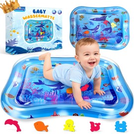 Wincany Water Mat Baby Large BPA Free - Baby Toy from 3 Months, Water Play Mat Baby & Play Mat for Stomach Position, Inflatable Baby Mat Water with Underwater Design, Promotes Motor Skills