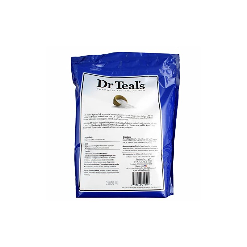 Dr Teal's Therapeutic Solutions Pure Epsom Salt Soaking Solution 6