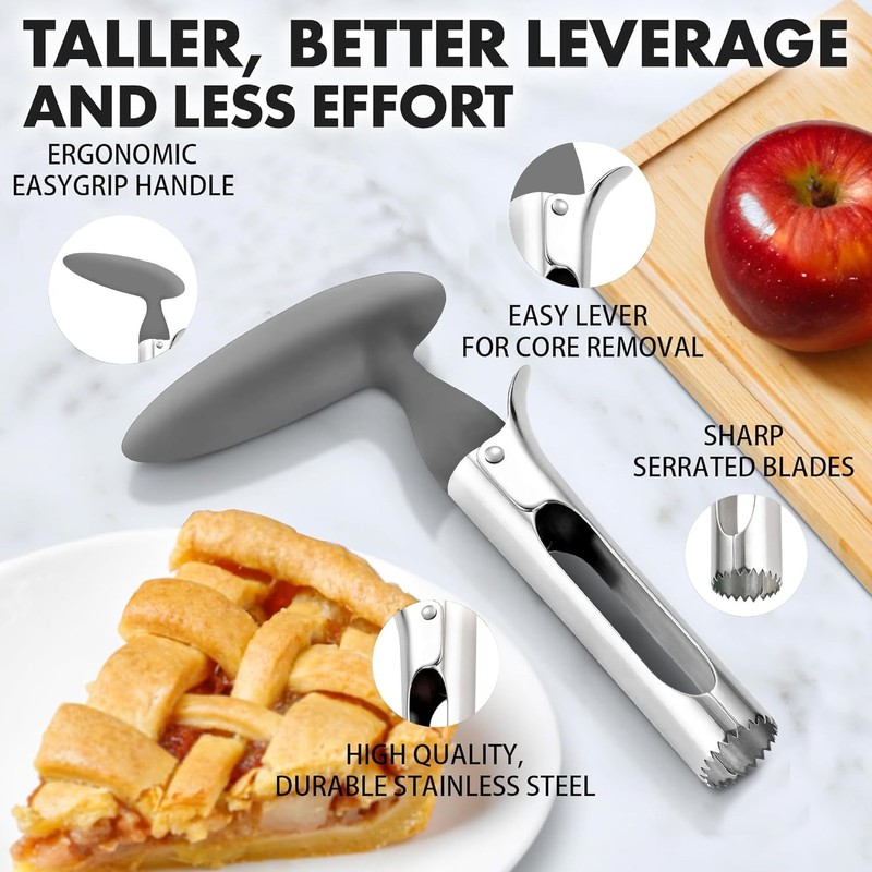 Hzyxgs Premium Apple Corer Tool - Easy to Use &