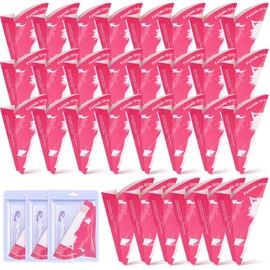 Trukafie Pack of 30 Urinella for Women, Pee Aid for Women, Disposable Urinal Women Standing Peeing Aid for Hiking, Car, Outdoor Activities, Travel & Camping Accessories (Rose and White)