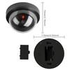 TKOOFN Dummy Fake Security CCTV Dome Camera Simulation Monitor with