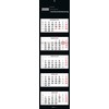 5-Monatskalender Black 2026 - Büro-Kalender 33x20 cm (geschlossen), 33x120 (geöffnet)