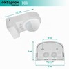 Oktaplex Don Outdoor Motion Sensor Set of 2 White