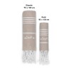 LeStoff Turkish Hammam Towel - Quick Drying & Lightweight Peshtemal