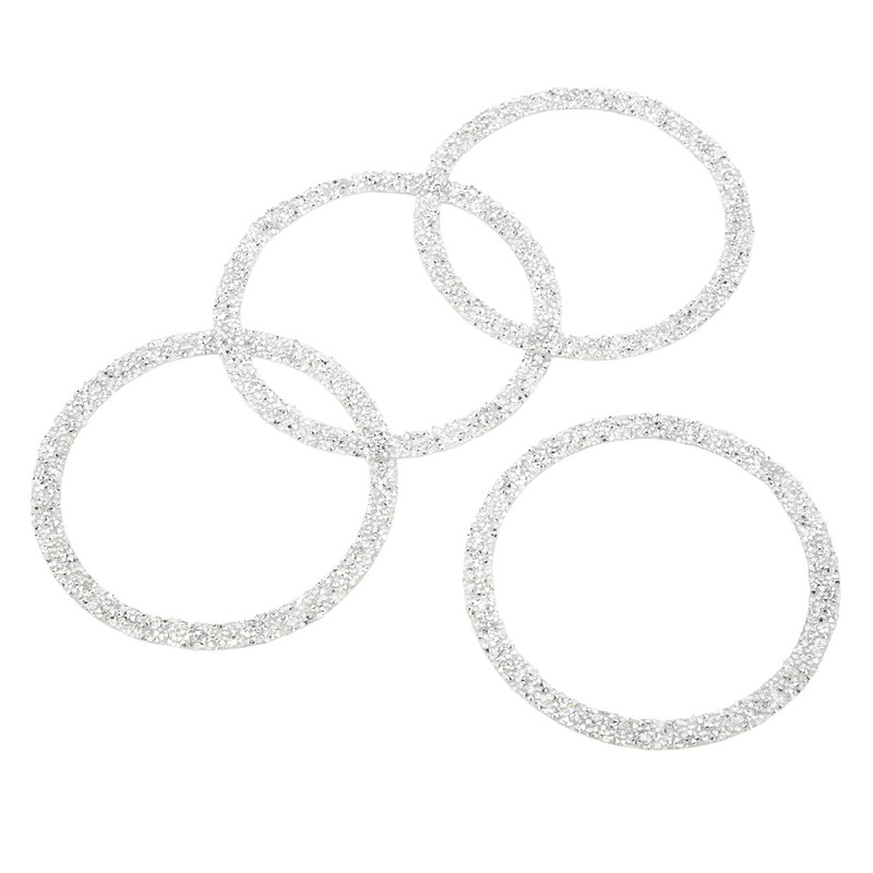 4PCS Bling Car Speaker Cover Vehicle Door Audio Speaker Reflective