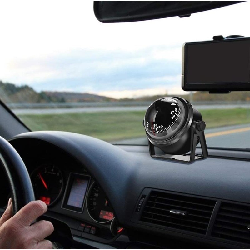 Boat Compass, Outdoor High Precision LED Car Boat Marine Military