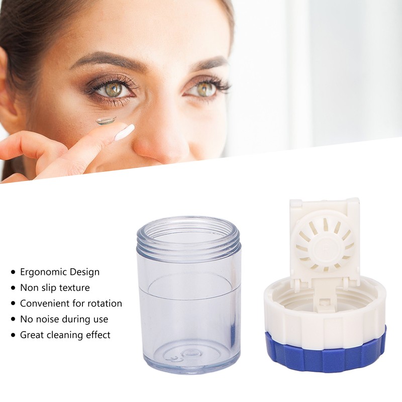 10pcs Manual Contact Lens Cleaner Professional Portable Contact Lens Washer