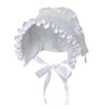 Women's Mob Cap Victorian Housemaid Bonnet Pilgrim Hat Colonial Costume