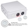 Zulkit Junction Box ABS Plastic Dustproof Waterproof IP65 Universal Electrical