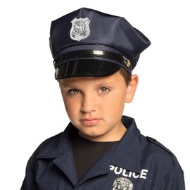 Boland Boland 97053 - Kinder-Mütze Polizist, Kopfbedeckung, Hut, Polizei, Sheriff, Deputy, Kostüm-Zubehör, Verkleidung, Karneval, Mottoparty