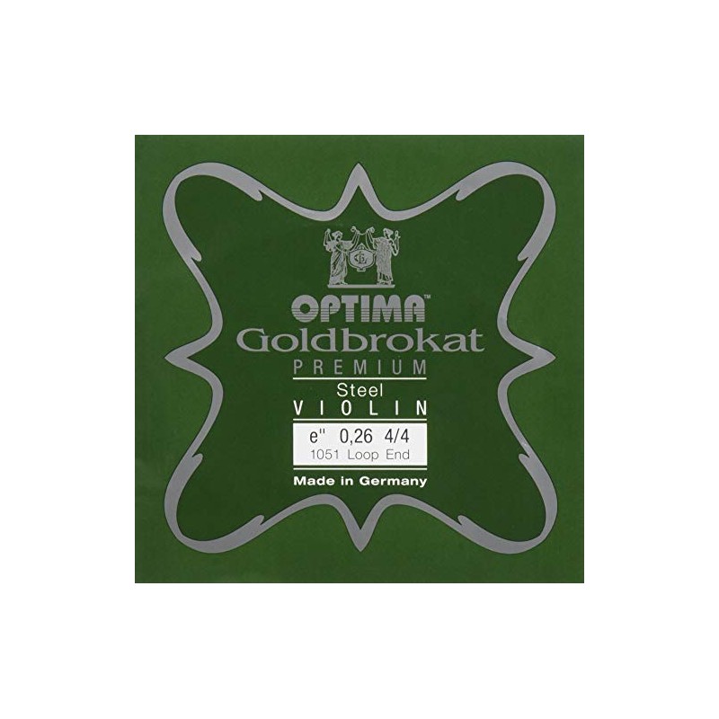 ゴールドブロカット プレミアム バイオリンE線 (0.26ループエンド)