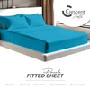 Egyptian Cotton Fitted Sheets 25cm Deep Mattress Pocket 200 Thread
