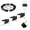 60 Pcs 25mm Mini Binder Clips, Black Metal Bulldog Clips,