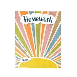 Really Good Stuff Boho Homework Folders - Set of 12
