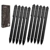 TriadRT Retractable Ballpoint Pens, BLACK, Fine Point (0.7mm), Pack of