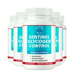 Sentinel 5-Pack Sentinel Glycogen Control Capsules, Advanced Blood Support - 300 Capsules