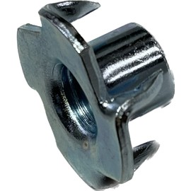 T-Nut with Claws M10 (Ochiai/Pack), Trivalent White Plating, Pack of 50