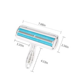 Guo's hyekbe Pet Hair Remover, Portable Reusable Cat and Dog Hair Remover for Furniture, Couch, Carpet, Car Seats or Bedding, Perfect Dog Fur Remover Tool (Blue)