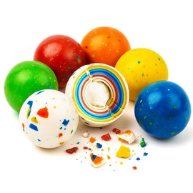 NY Spice Shop Jawbreakers Candy - 1 Pound Rock Hard Assorted Jawbreakers Candy Center - Jawbreakers Candies Bulk - Explosive Centre Filled Mini Jawbreakers Candies - 1’’ inches