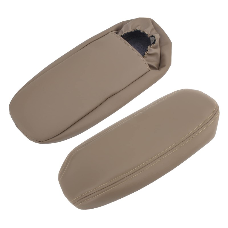 AUTOKAY Leather Seat Armrest Cover Compatible with Ford F250 F350