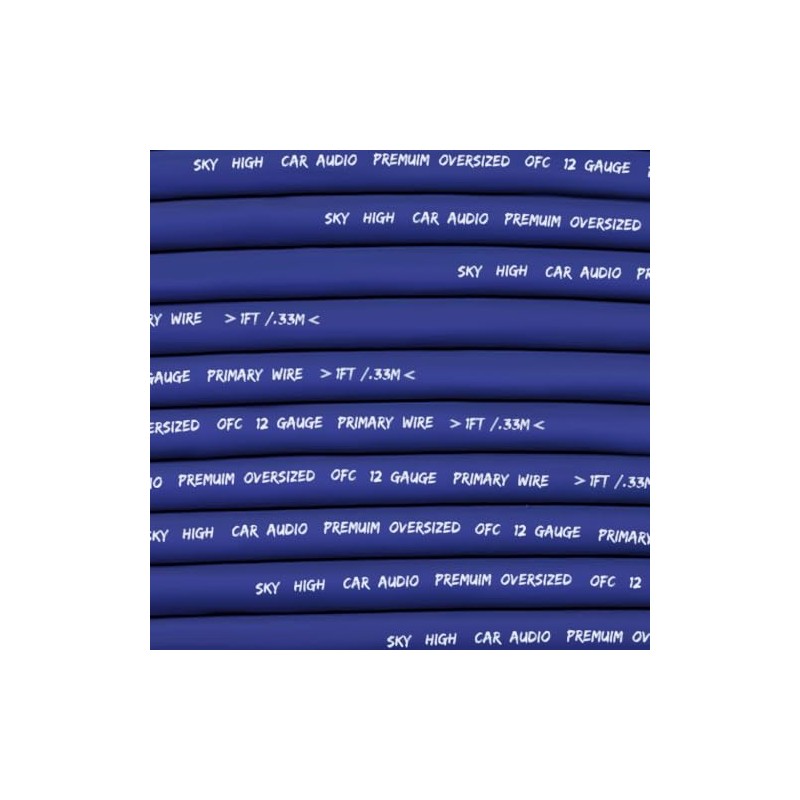 Sky High Car Audio OFC 12 Gauge Primary Wire 100ft