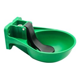 1pcs Automatic Livestock Waterer Bowl Outdoor Cow Plastic Sink Horse Sheep Cattle Drinking Bowl（Green）