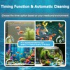 Rutloy 7W Timer UV Aquarium Clean Light for Algae Removal,