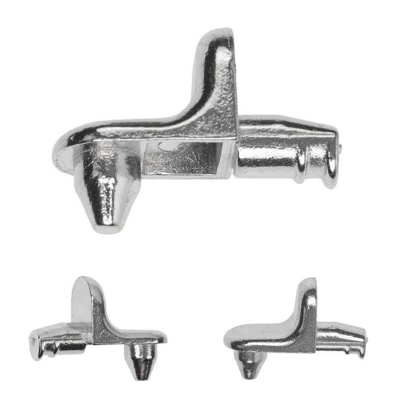 Shelf Brackets, Pack of 48, Angle Shelf Support with Double