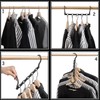 Multi Hangers Space Saving for Clothes, Sturdy Stackable Hangers with