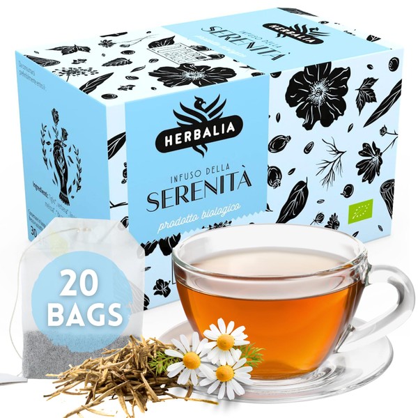 HERBALIA - Relaxing tea "serenity" in tea bags, relaxation infusion