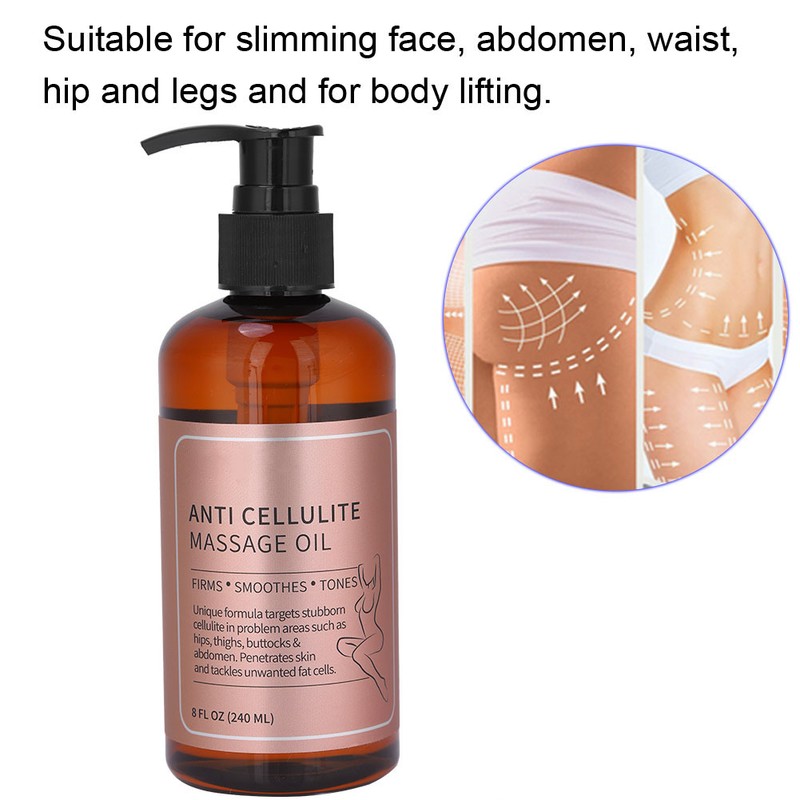 240ml MELAO Massage Essential Oil Moisturizing Body Metabolism Massage Oil