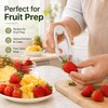 Fruit Huller Tweezers for Pineapple & Strawberries – Stainless Steel