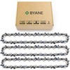 3 BYANE Saw Chains 1/4 Inch 1.1 mm 64 TG
