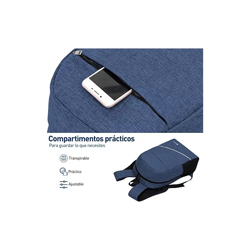 Bluelander 2 Sets Mochila Para Laptop Con Mochila Cruzada Y