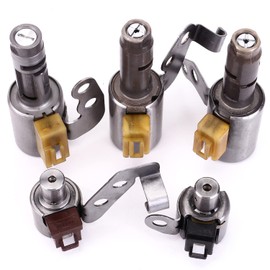 5PCS U140E Transmission Shift Solenoid kit - Compatibile with RAV4 Lexu-s U240E 35240-32010 35290-21010(Only For 10 pin plugs)
