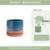 HERDUK 8 Inch Pots for Plants, Ceramic Planter Pot with