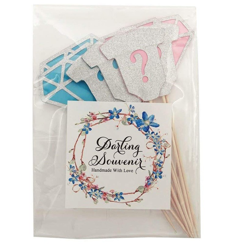 Darling Souvenir, Love Cupcake Toppers, Wedding Party Dessert Decorations -