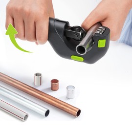 Nutmanel Pipe Cutter, Pipe Cutter Set with Deburrer, Diameter 5-50 mm, Pipe Cutter, Copper Pipe Cutter, Stainless Steel, for Cutting Thin Stainless Steel, Plastic, Steel, Copper, Aluminium