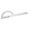 Stainless Steel Protractor Goniometer 15cm Ruler 180 Degrees Angle Finder