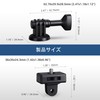 JJC Tripod Mount Adapter Kit for Action Camera, 3 GoPro