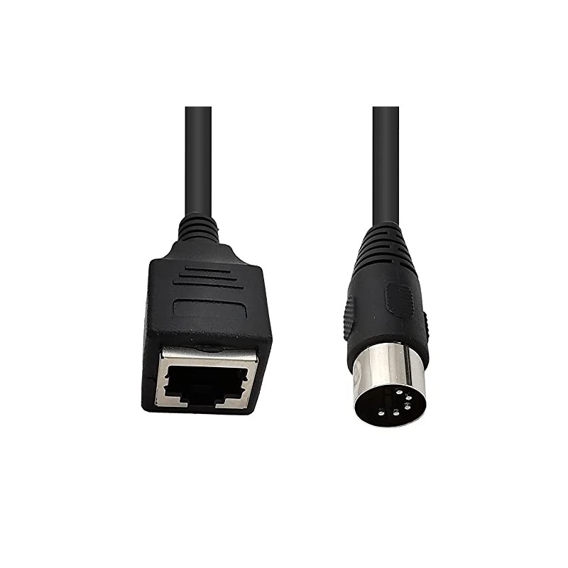Seadream MIDI DIN 5Pin Male to RJ45 Female Adapter Cable
