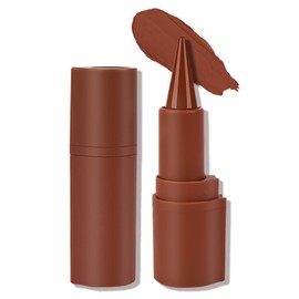 MUREND 2 in 1 Lip Liner Pencil and Lipstick Lip Combo Set, Matte Nude Black Dark Brown Red Lip Liner, Smooth Creamy Lip Pencil, High Pigmented Non-Smudging Waterproof Long Lasting Lip Makeup 01#