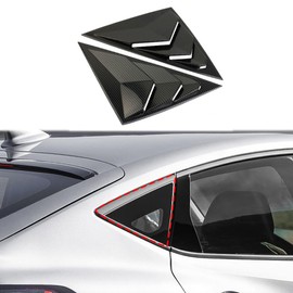 Fewshaw Carbon Fiber Style Side Window Louvers Air Vent Shades Cover Blinds for 2023-2025 Acura Integra