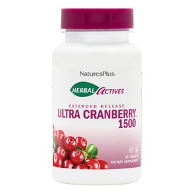 Nature's Plus, Herbal Actives, Ultra Cranberry 1500 mg, 30 Tablets