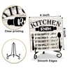 Rustic Wood Plaque with Stand - Kitchen Decor - Kitchen